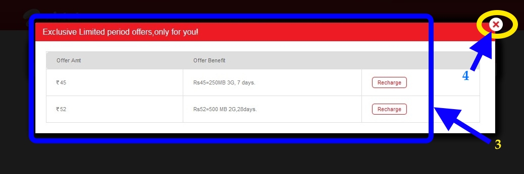 airtel online recharge offers