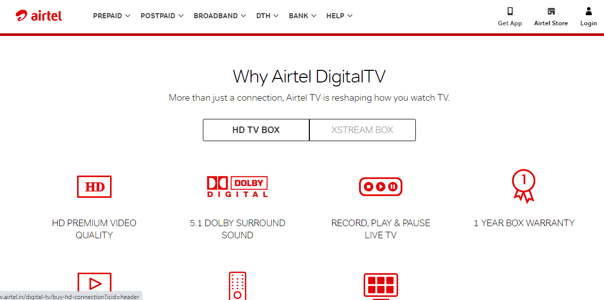 Airtel digital Tv-Buy-recharge - best dth service provider