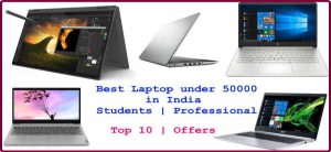 Best Laptop under 50000 in India 2021